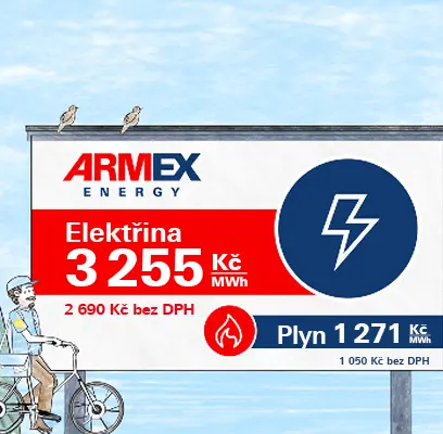 ARMEX ENERGY - snižování cen energií